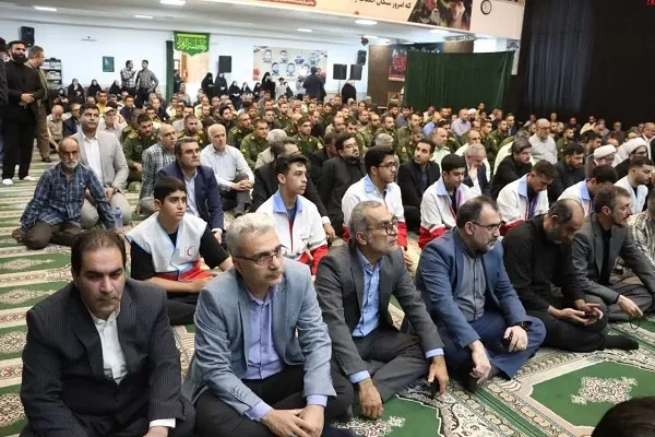 آیین گرامیداشت هفته دولت استان مازندران در مسجد امام رضا (ع) بوستان ولایت ساری