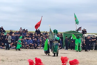 شبیه خوانی روستاب اقبلاغ اقاجان خان