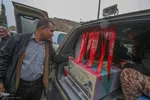 مراسم استقبال از ۱۲ شهید گمنام دوران دفاع مقدس در شیراز
