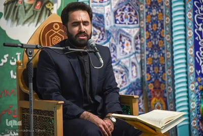 مراسم انس با قرآن در امامزاده سید محمد خمینی شهر