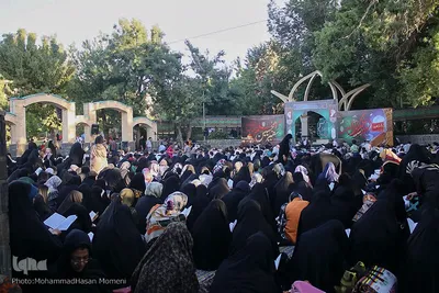 مراسم پر فیض دعای عرفه در همدان‎