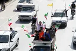راهپیمایی خودرویی و موتوری 22 بهمن 1400 در یزد‎‎