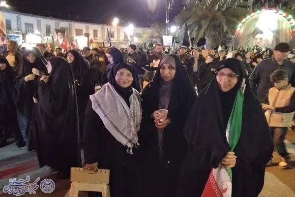 سوگواری دانش آموزان بابلسری در چهلم شهادت دانش آموزان میناب