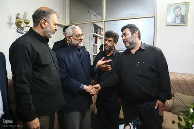 دیدار با خانواده شهدای جنگ رمضان