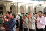 اقامه نماز عید قربان در مسجد ملا اسماعیل یزد