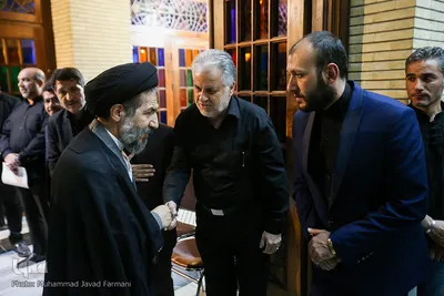 مراسم ترحیم حبیب اله کاسه ساز
