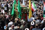 عکس | مراسم تشییع پیکر پاک خانواده شهید حجت‌الاسلام نیازمند