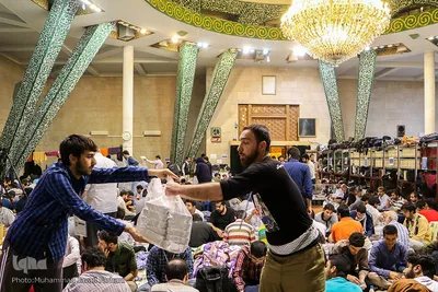 مراسم اعتکاف دانشجویی در دانشگاه تهران