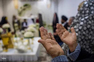 مراسم عقد زوجین در جوار حرم حضرت شاهچراغ(ع)