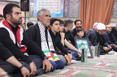 مراسم اربعین شهدای اقتدار در ملایر