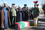 تشییع پیکر شهید «علی داوودآبادی» در اراک