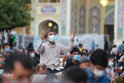 مراسم دعای عرفه در حرم مطهر شاهچراغ (ع)