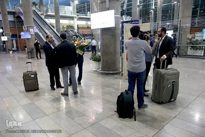 بازگشت مهدی ساعد، نماینده ایران در رشته قرائت مسابقات بین المللی قرآن مسکو به میهن اسلامی