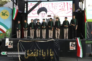 چهار تماشاخانه سیار میزبان کودکان و نوجوانان در مراسم تشییع امام شهید