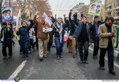 راهپیمایی یوم الله ۲۲ بهمن در تهران 
