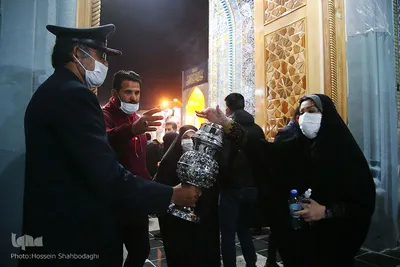 حرم امام رئوف در روزهای پایانی ماه صفر