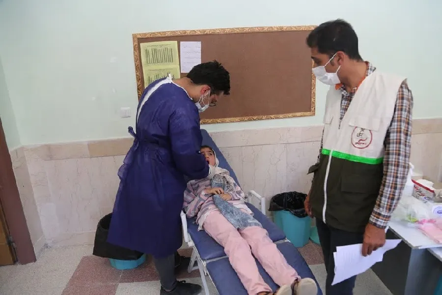 اجرای آیین «خدمت بی‌منت» در روستای معدن + عکس