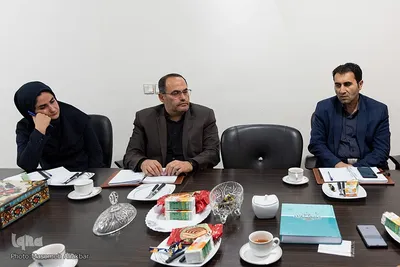 حضور مدیر کل بنیاد شهید و امور ایثارگران استان البرز در خبرگزاری ایکنا البرز‎