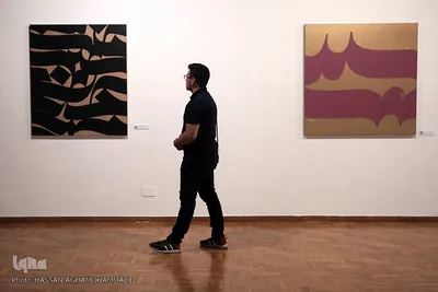 نمایشگاه خط نگاره بهمن پناهی در فرهنگسرای نیاوران