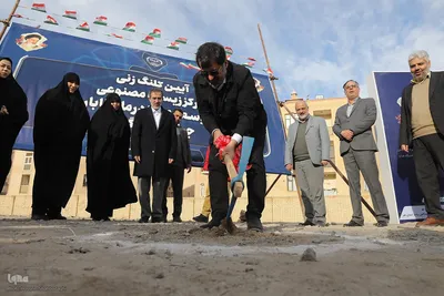 مراسم کلنگ زنی مرکز ملی زیست مصنوعی جهاد دانشگاهی در قم