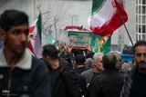 تشییع پیکر مرسانا سادات مسعودیان شهید ۱۰ ساله جنگ رمضان