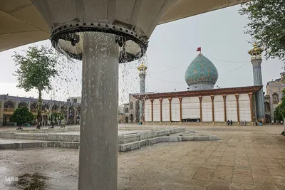 باران اردیبهشت در حرم شاهچراغ(ع)