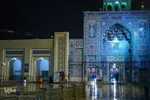 بارش اولین باران پاییزی در آستان حضرت شاهچراغ(ع)