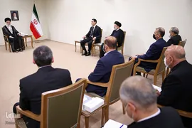 دیدار سردار بردی محمداف، رئیس‌جمهور ترکمنستان با حضرت آیت‌الله خامنه‌ای، رهبر انقلاب اسلامی