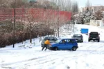 بارش اولین برف پاییزی در تبریز‎