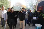 تشییع پیکر شهید گمنام در دانشگاه لرستان