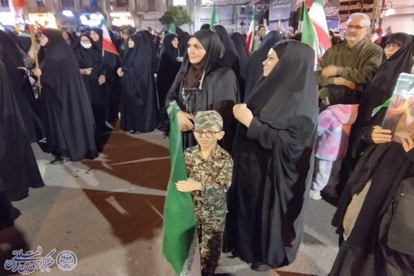 بیست و نهمین شب اجتماع مردمی قیام و بیعت در شهرستان بابلسر