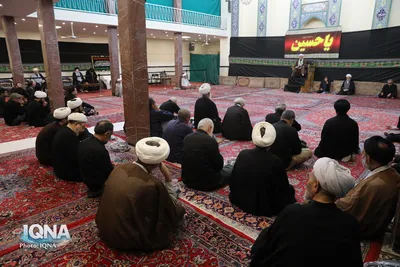 عزاداری روز شهادت امام رضا در دفتر مراجع