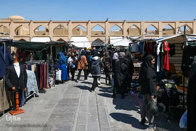 بازار اصفهان در آستانه عید نوروز