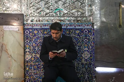 مراسم جز خوانی مجازی در امام زاده ها