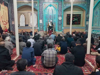 مراسم عزاداری شب شهادت حضرت فاطمه زهرا(س) در اهر