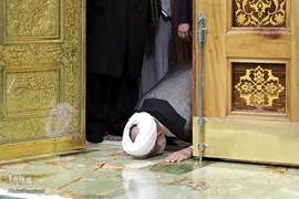 آیین غبارروبی مضجع مطهر رضوی