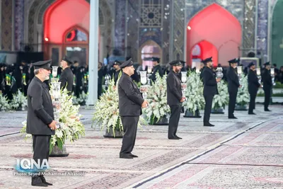 آیین خطبه‌خوانی شب شهادت امام رضا(ع) در حرم مطهر رضوی