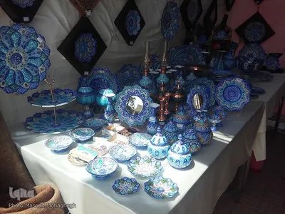 نمایشگاه صنایع دستی و تولیدات مشاغل خانگی در سمنان