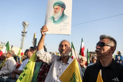 مراسم نخستین سالگرد شهادت سید حسن نصرالله و سید هاشم صفی الدین