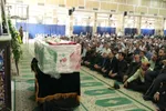 مراسم وداع با پیکر شهید «غلامرضا جمشیدی» در خرم‌آباد