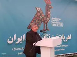 آیین اهتزاز پرچم جشنواره ملی تئاتر کوتاه ارسباران در اهر