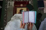 مراسم اعتکاف در مسجد دانشگاه تبریز