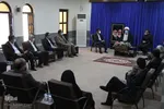 دیدار آیت‌الله غلامعلی صفایی‌بوشهری امام جمعه بوشهر با مدیرکل قرآن، عترت و نماز وزارت آموزش و پرورش