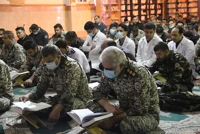 محفل انس با قرآن در مرکز آموزش پدافند هوایی سمنان