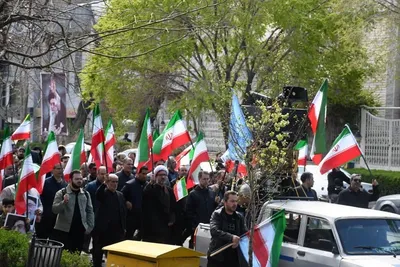 حضور دانشگاهیان دانشگاه تبریز در اربعین قائد شهید امت