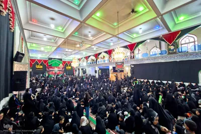 تجدید عهد شیرخوارگان فین کاشان با کوچکترین شهید کربلا