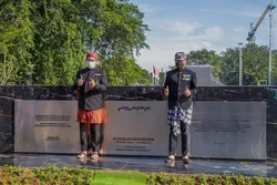 Tulisan Basmalah yang Salah di Prasasti Alun-Alun Kota Bogor Diperbaiki