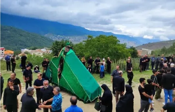 عزاداری محرم در آستان مقدس امامزاده یحیی(ع) روستای گنکرج‌کلا آمل