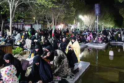 احیای شب نوزدهم ماه رمضان در چهارباغ اصفهان