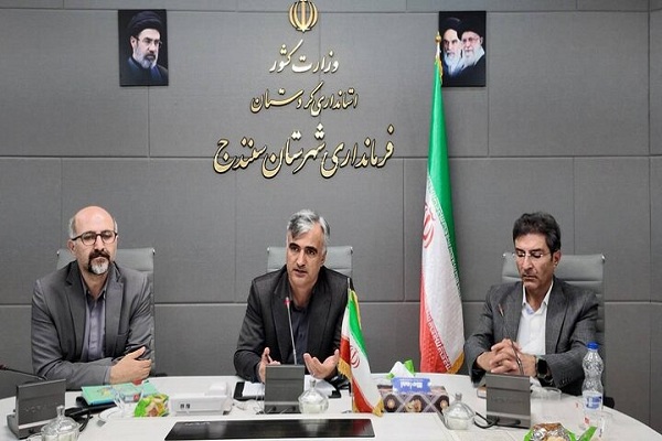 نشست شورای پشتیبانی سوادآموزی شهرستان سنندج